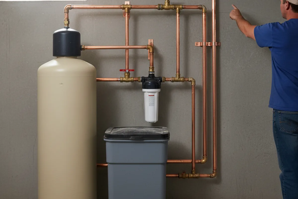 Whole-house water treatment system installed in Oneida